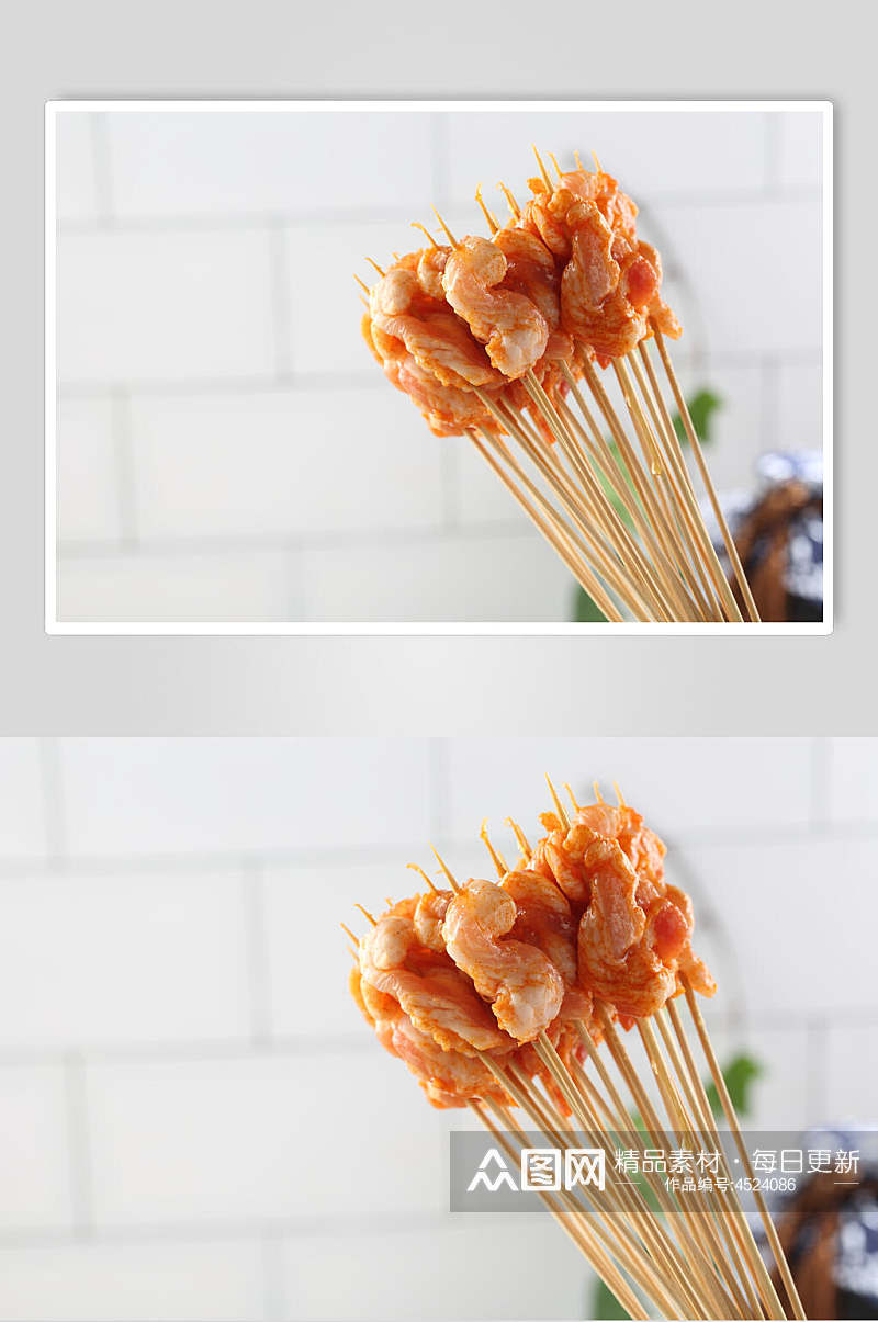 肉串好吃串串烧烤图片素材