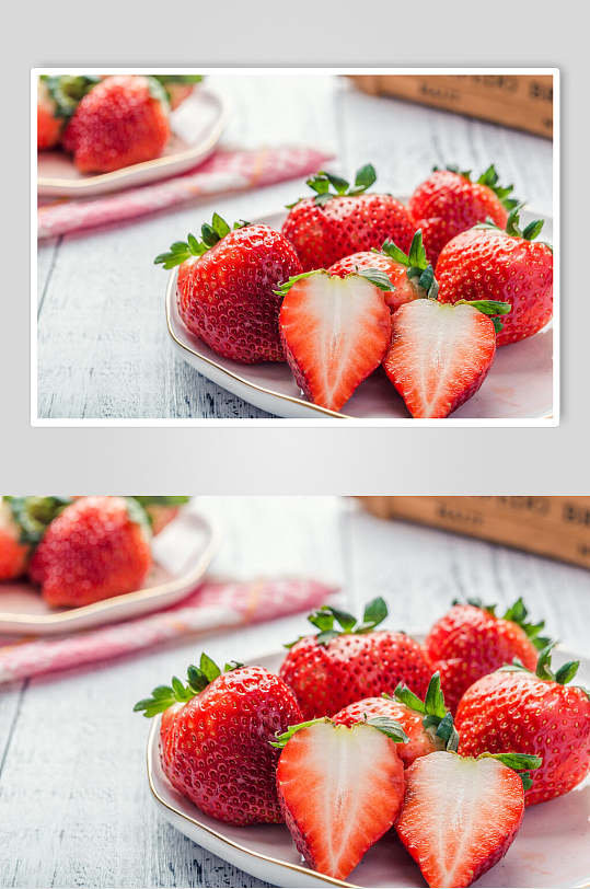 精品水果草莓图片