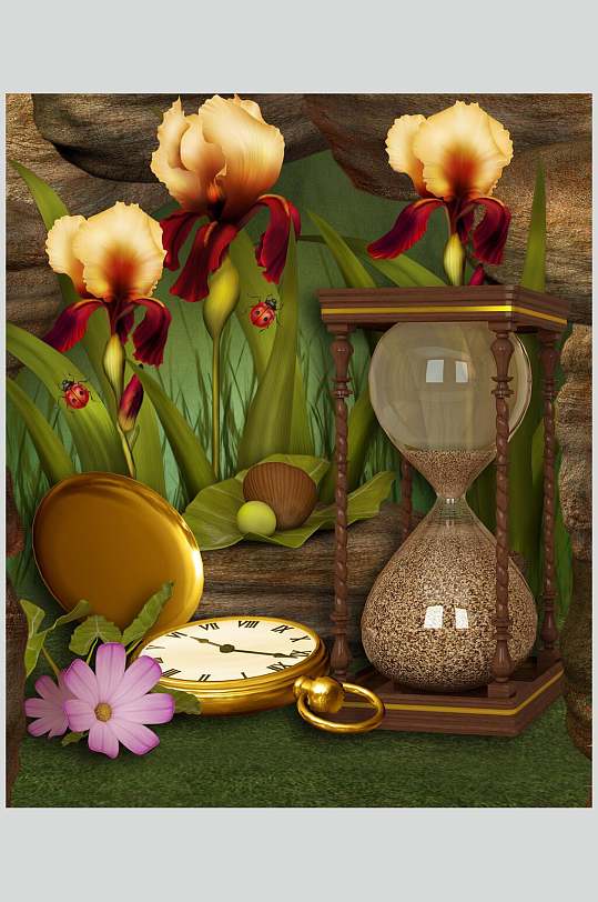 梦幻沙漏哥特风图片