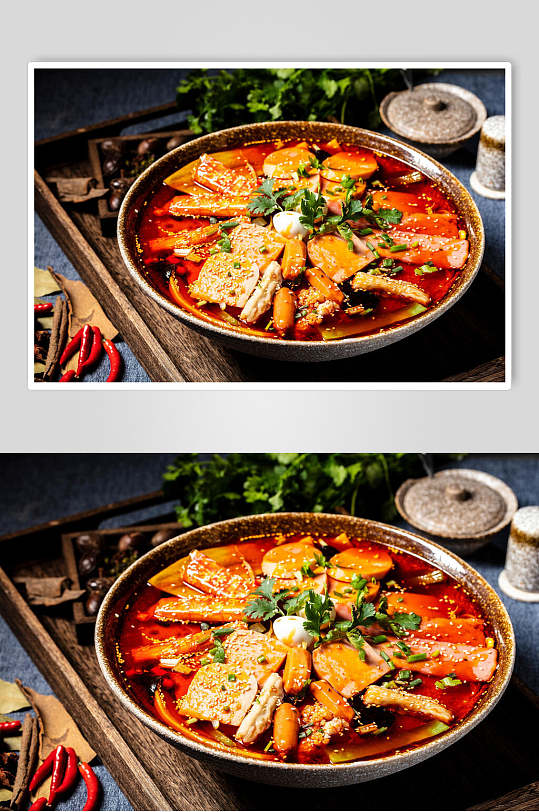 健康美味麻辣烫套餐图片