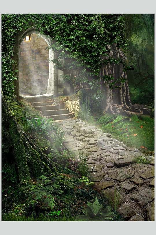 海报相框墙哥特风图片