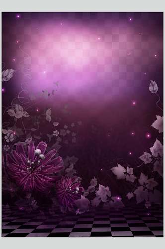 紫色哥特风图片
