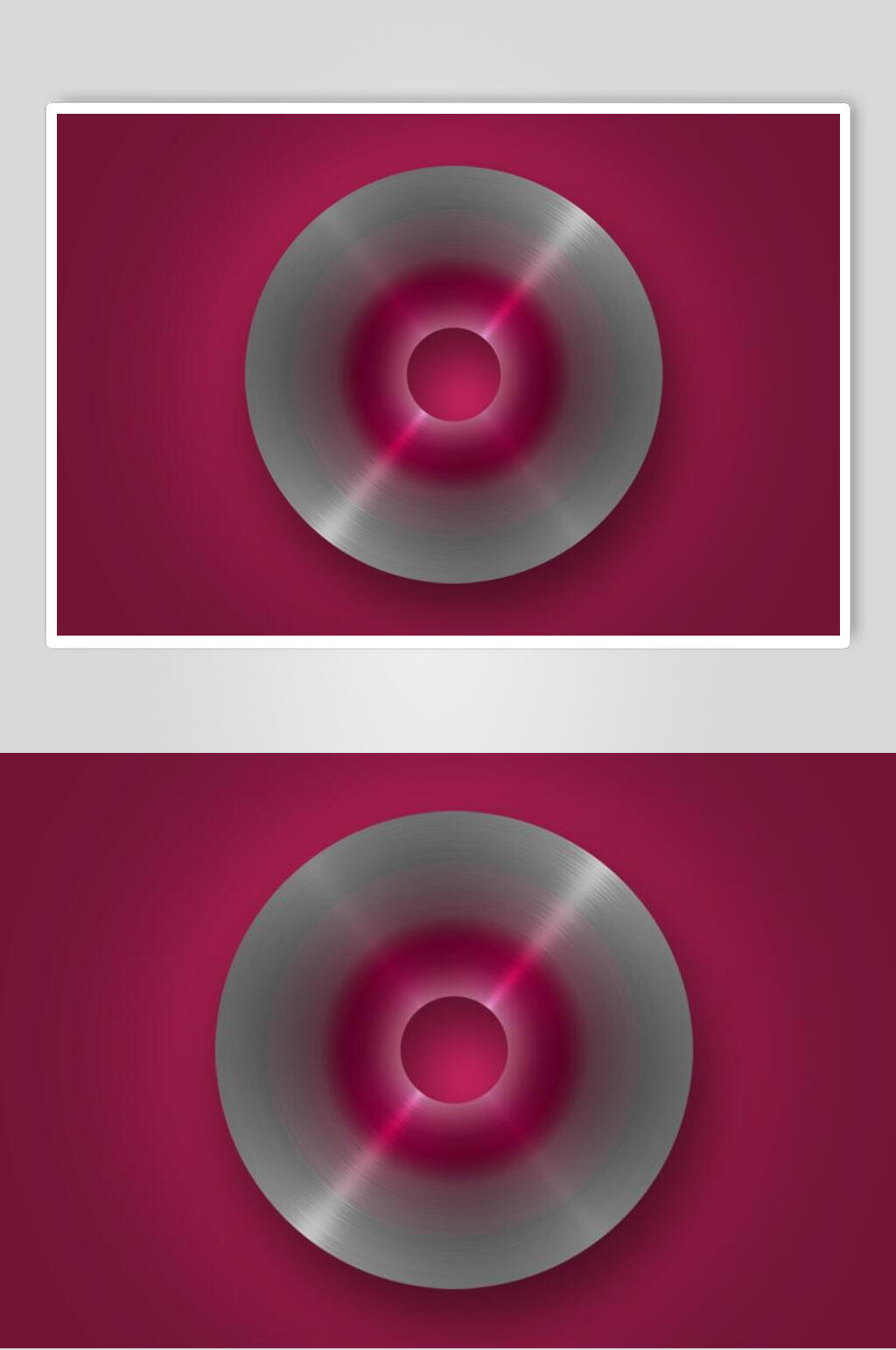 圆形紫色简约渐变APP写实图标素材素材
