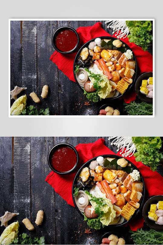 复古麻辣烫套餐图片