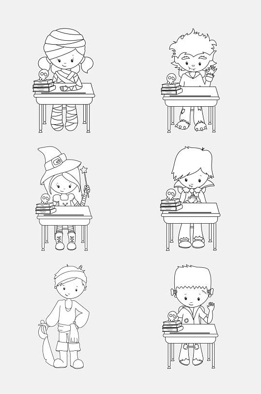 孩子简笔画图片-孩子简笔画素材-孩子简笔画模板大全-众图网