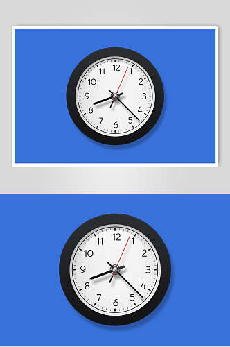 圆形指针黑蓝清新APP写实图标素材