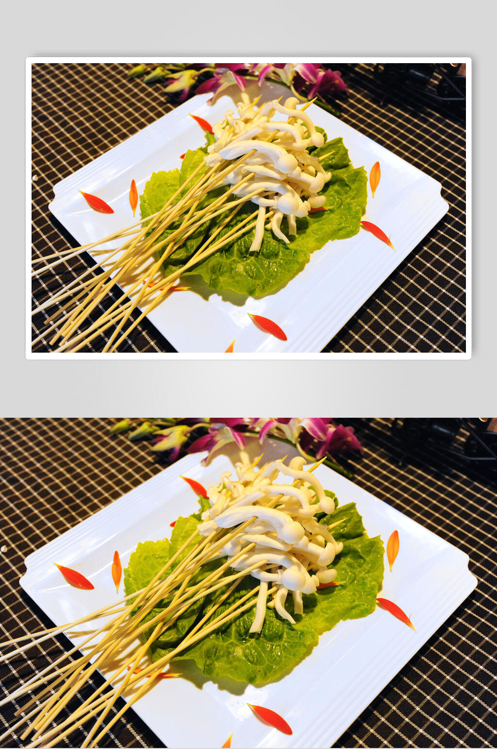 烤蔬菜串串烧烤图片素材