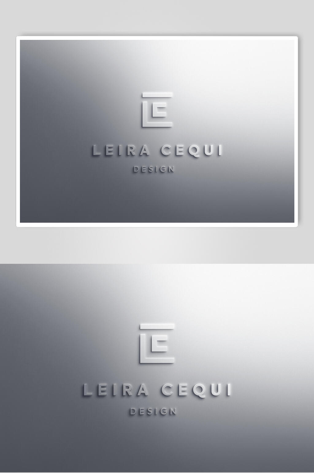 简约LOGO标志样机素材