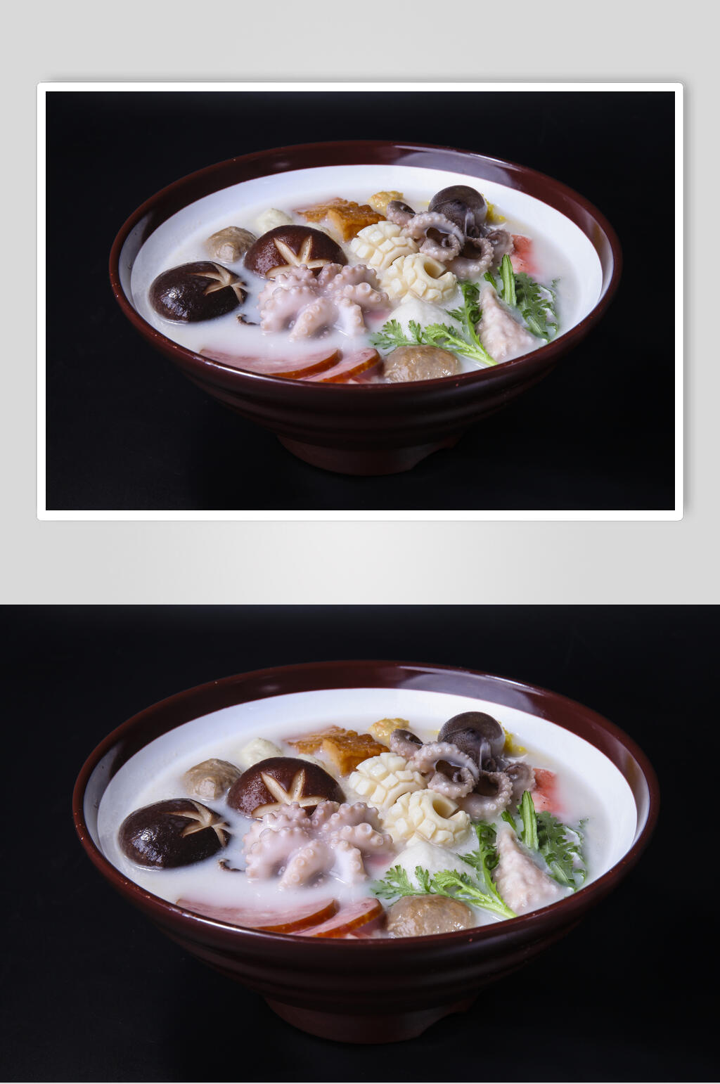 蘑菇麻辣烫套餐图片素材