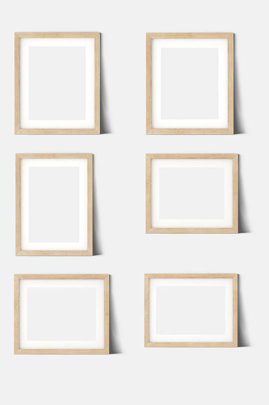 黄色的框框相框免抠素材