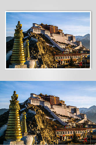 建筑实拍布达拉宫西藏风景图片