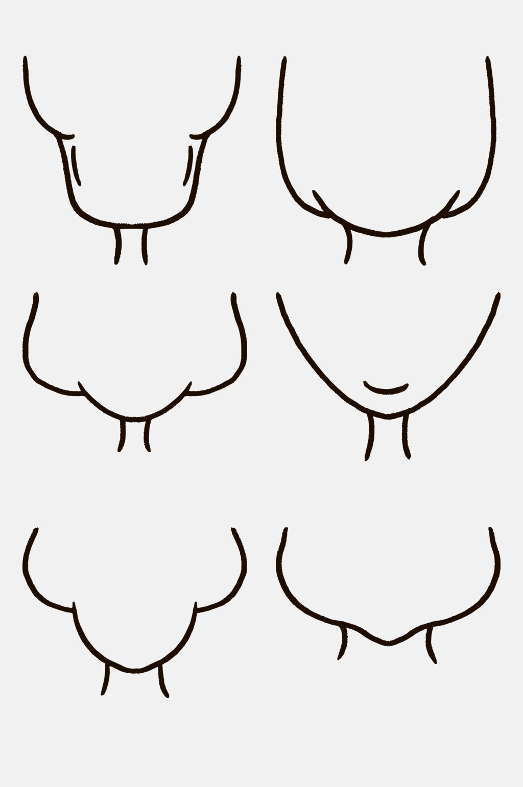 线条黑色人脸轮廓简笔画免抠素材素材