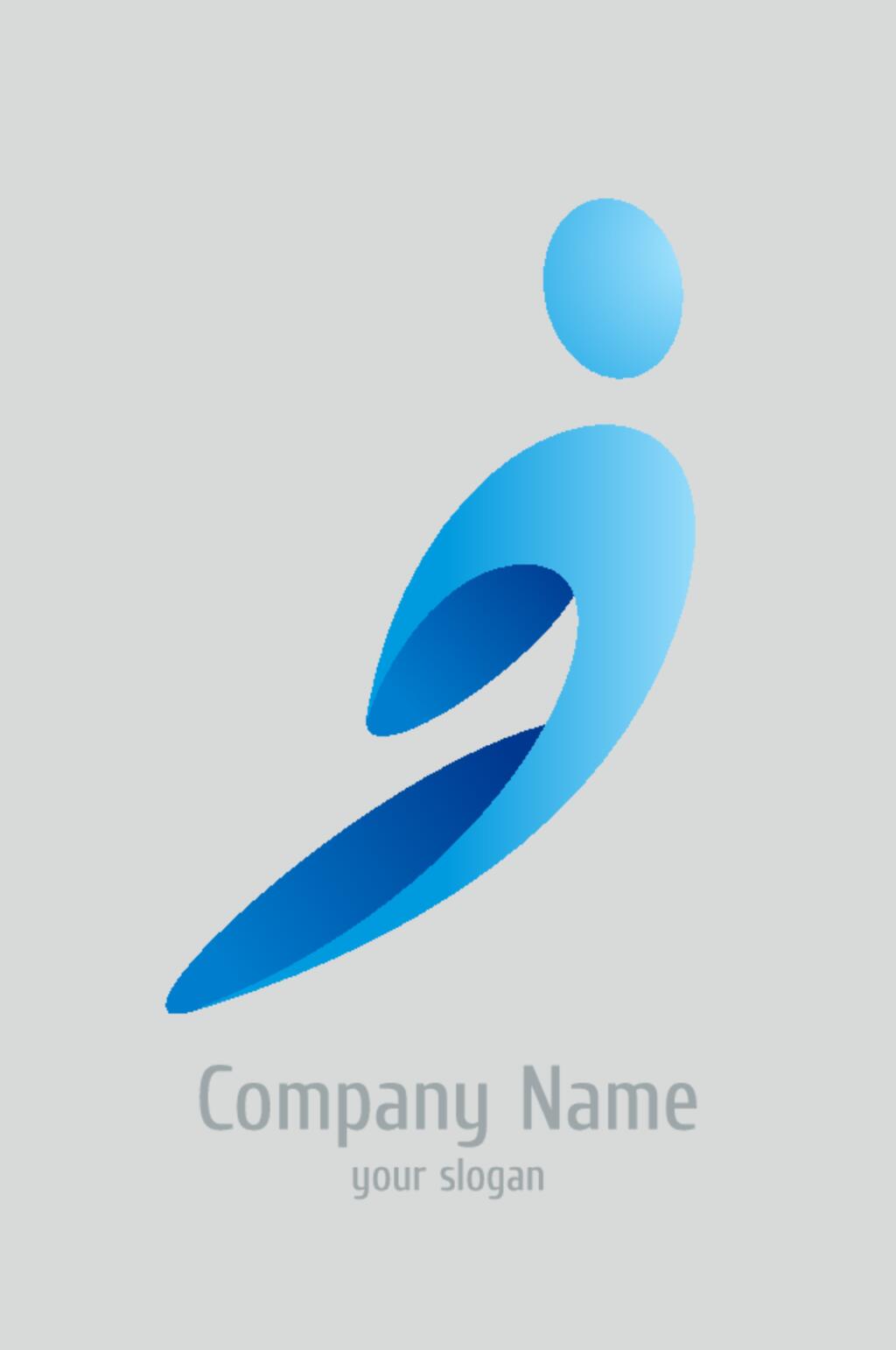 黑色英文时尚LOGO设计矢量素材素材
