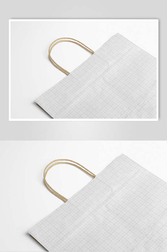 手提立体牛皮纸袋样机