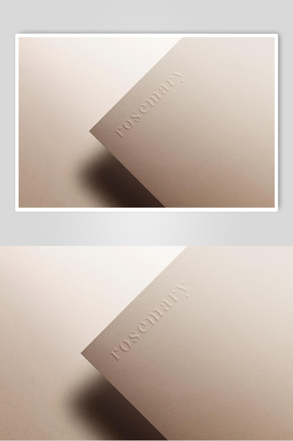 烫印立体金属LOGO样机素材
