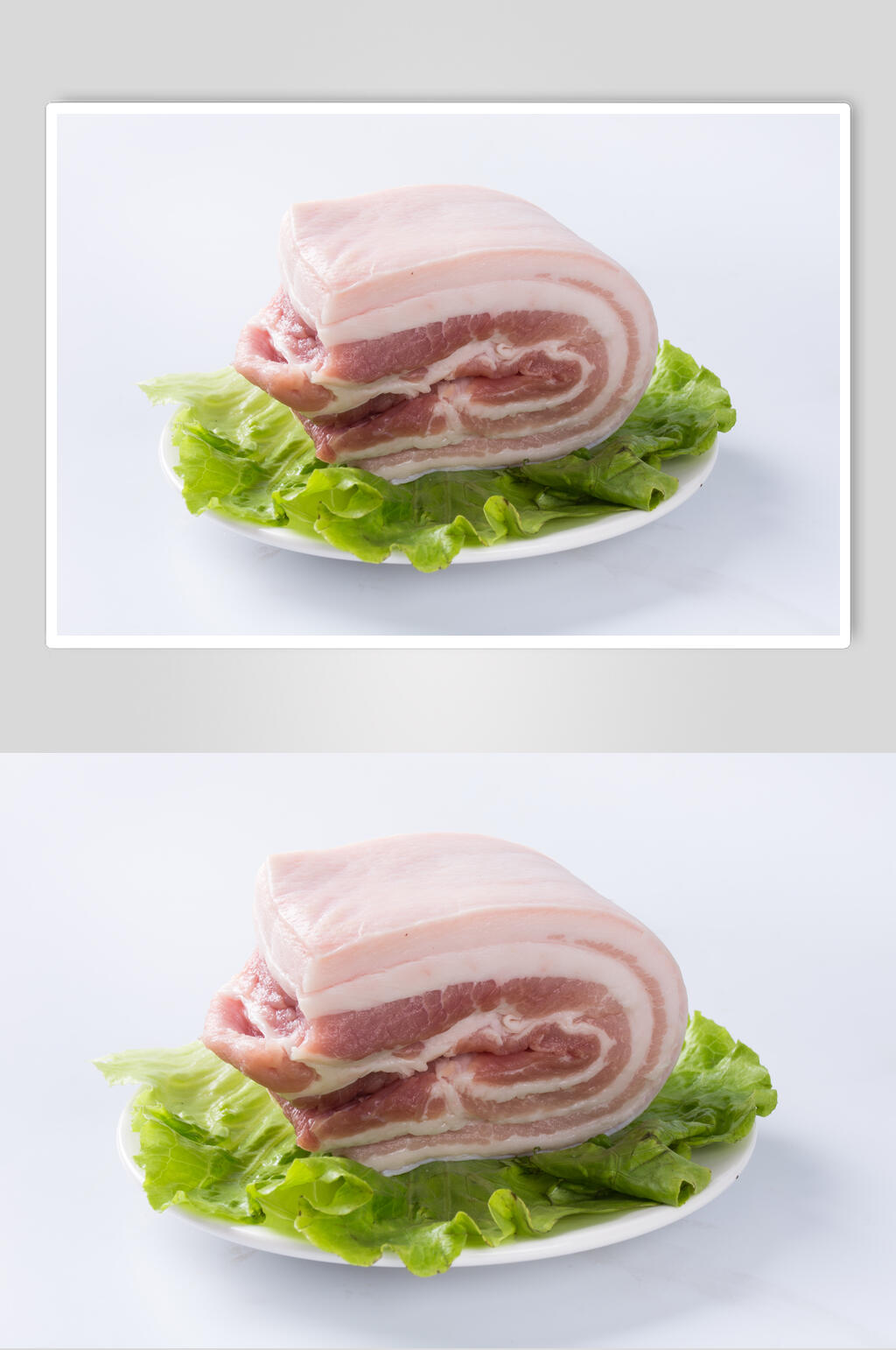 新鲜五花肉猪肉图片素材