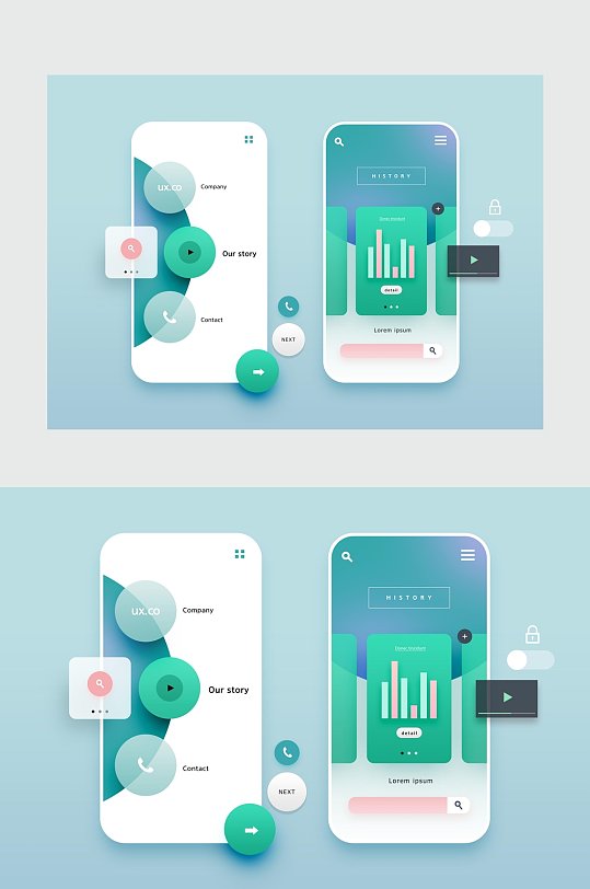 ui交互样机图片-ui交互样机设计素材-ui交互样机模板下载-众图网