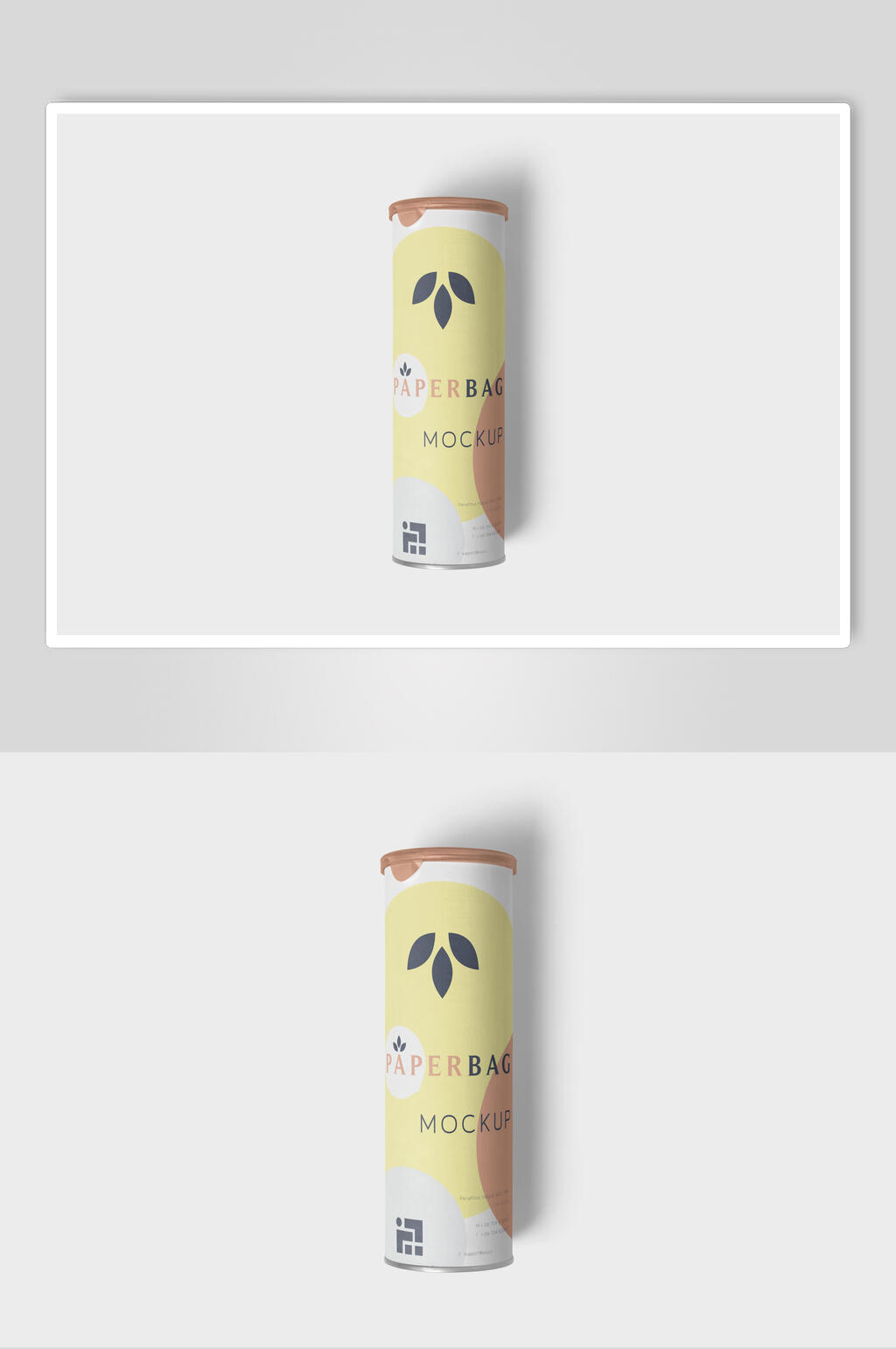 英文字母圆柱形黄色创妹旗舰店素材
