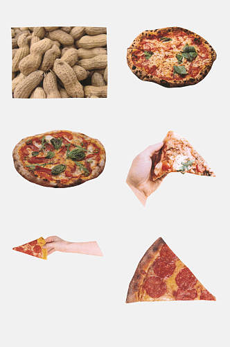 披萨美食免抠素材