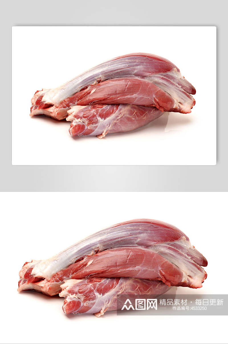 精品前腿肉猪肉高清图片素材
