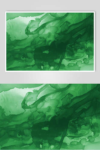 绿色水彩背景图片