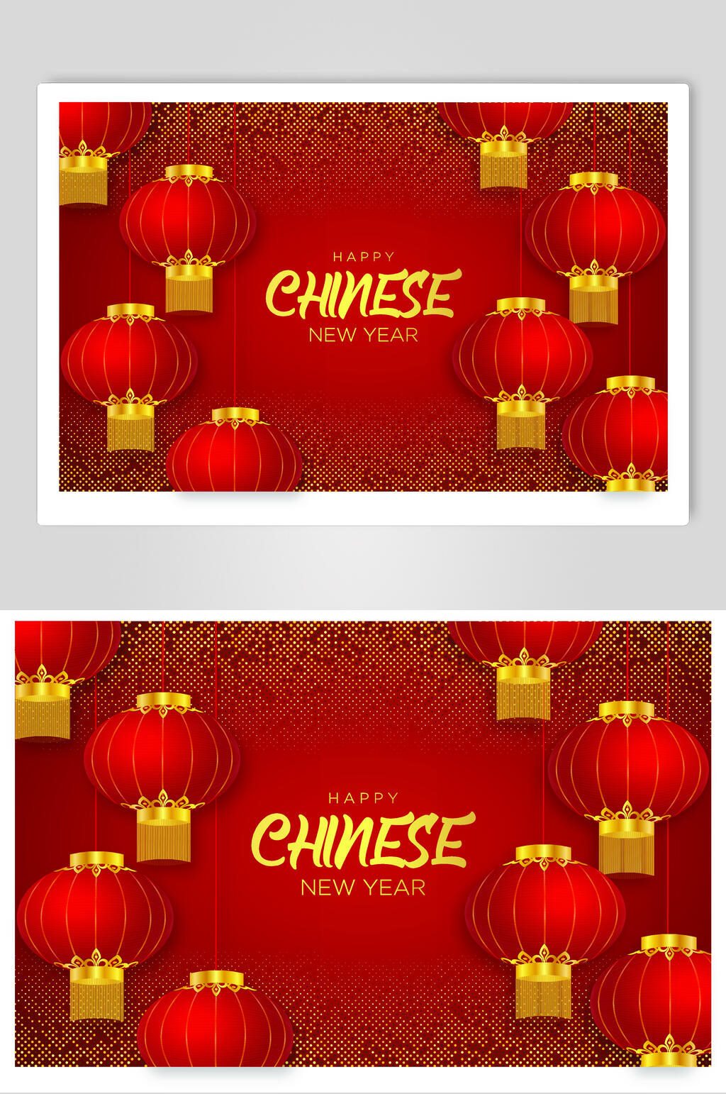 灯笼新年喜庆素材素材