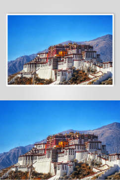 实景建筑布达拉宫西藏风景图片