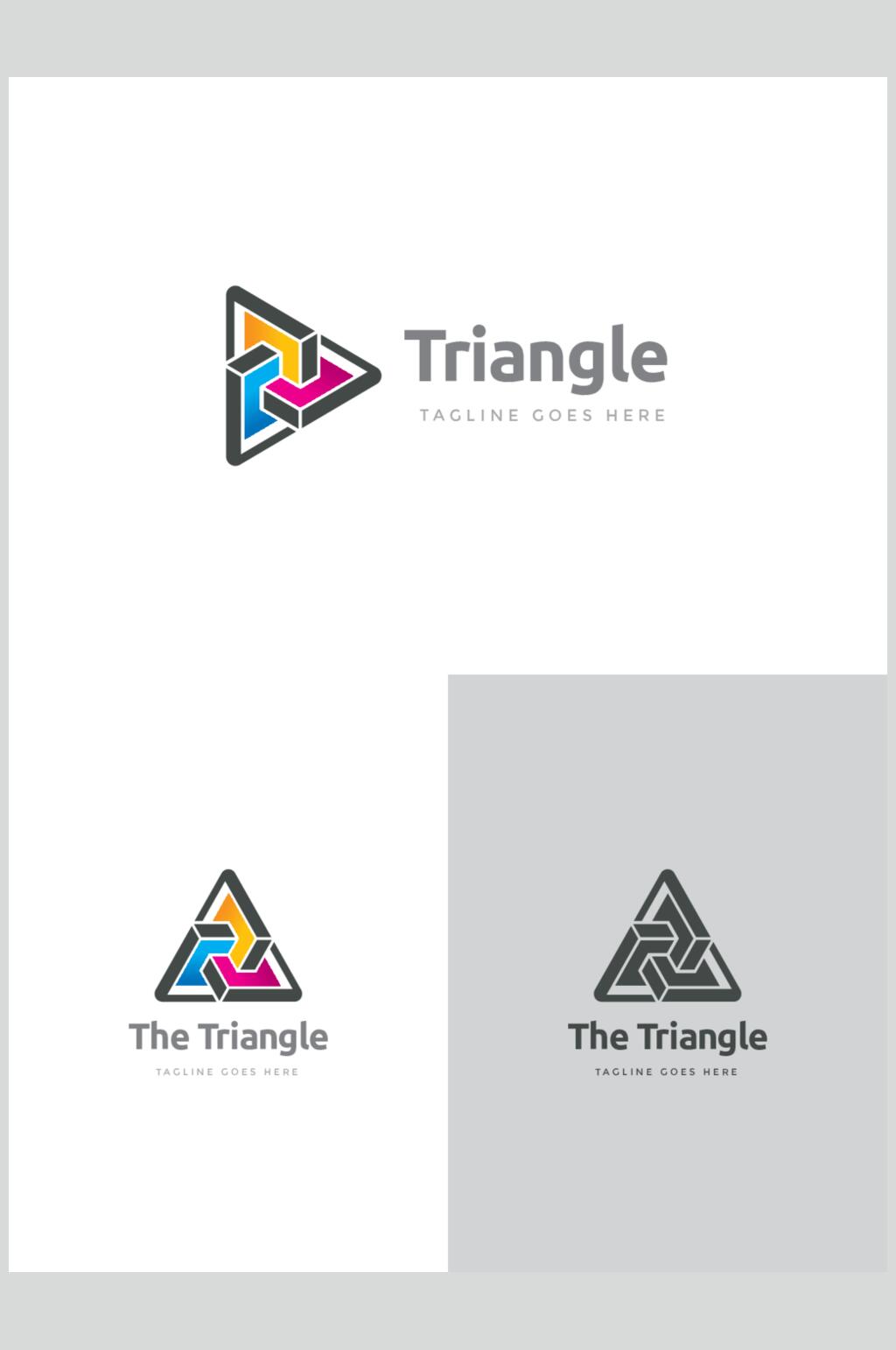 几何时尚LOGO设计矢量素材素材