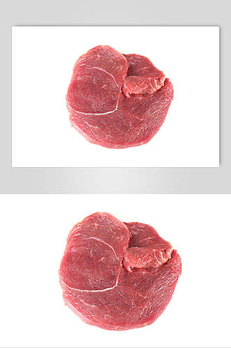 正视图立体血丝红脂肪猪肉图片