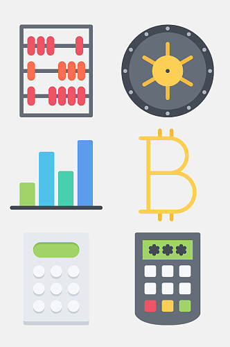 计算器卡通金融图标免抠素材