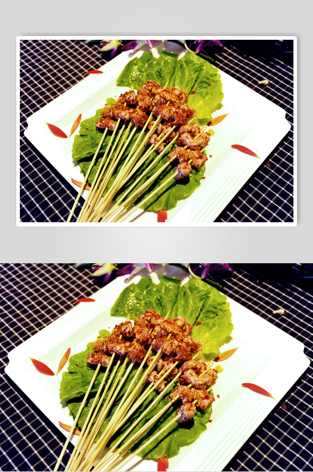 肉串串串烧烤图片素材