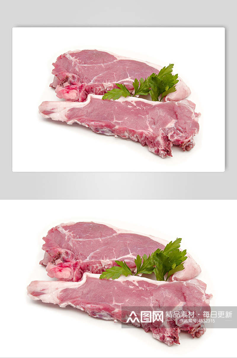 猪肉排猪肉图片素材