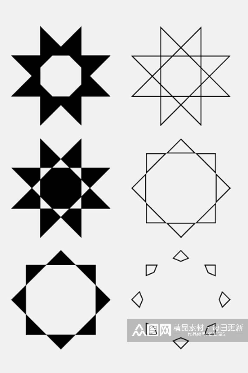 三角形艺术符号图形免抠素材素材
