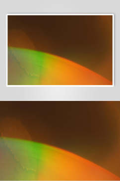 橙色彩虹棱镜光效图片