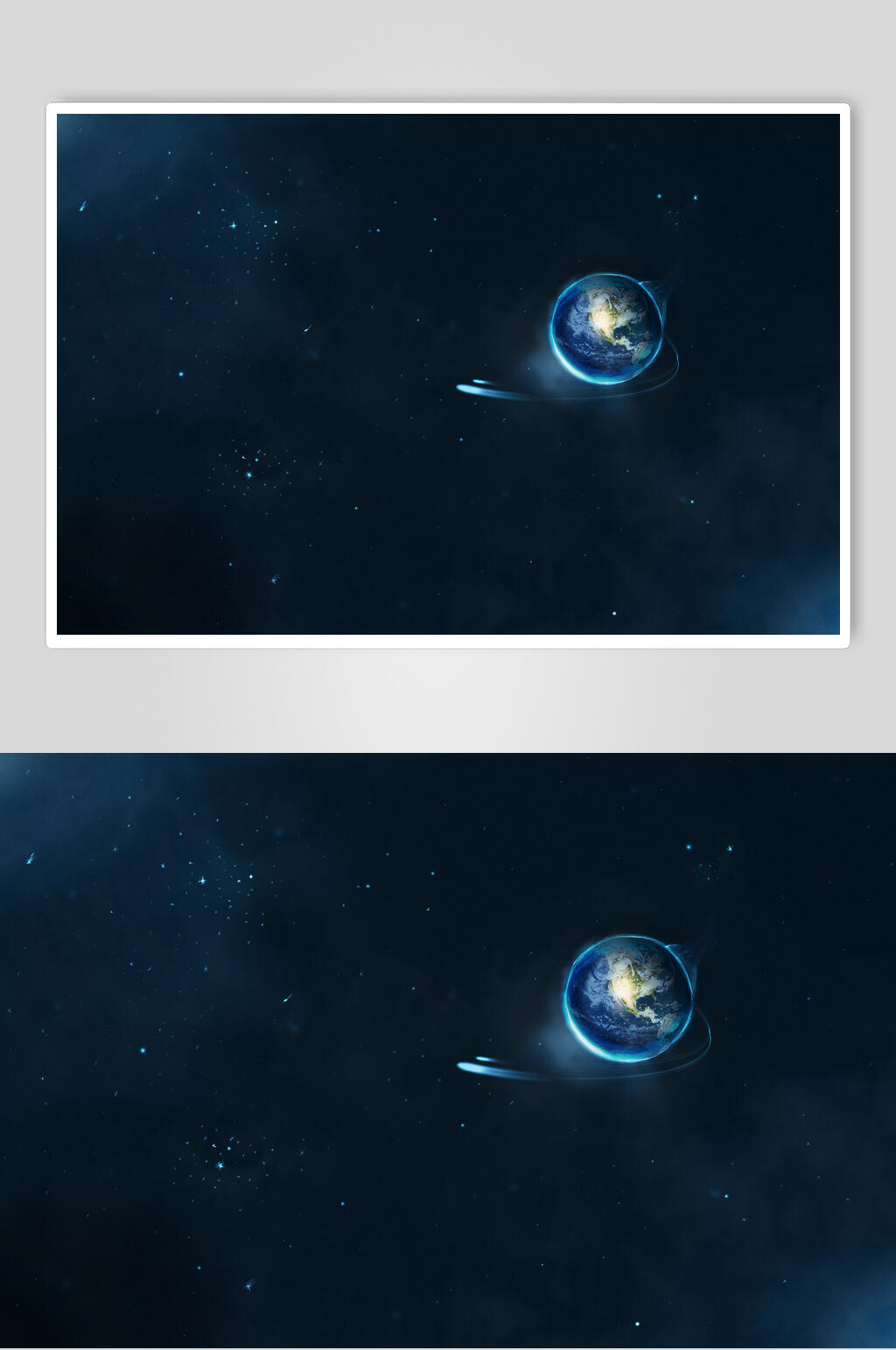 圆形宇宙地球图片素材