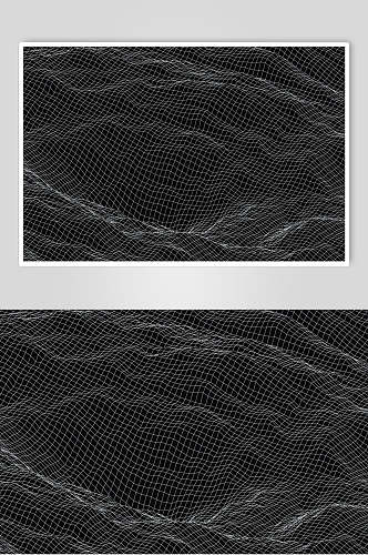 简约格子抽象线条粒子底纹矢量素材