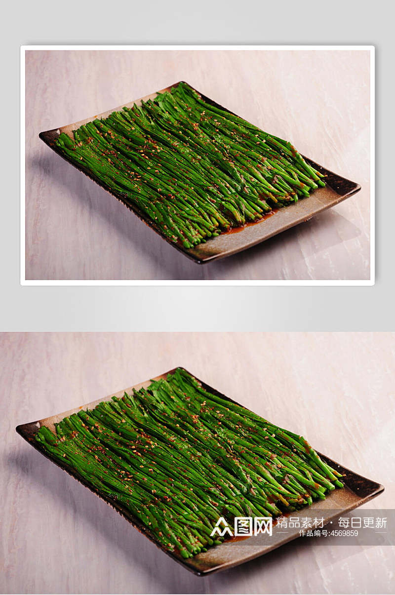 烤韭菜食品摄影图片素材