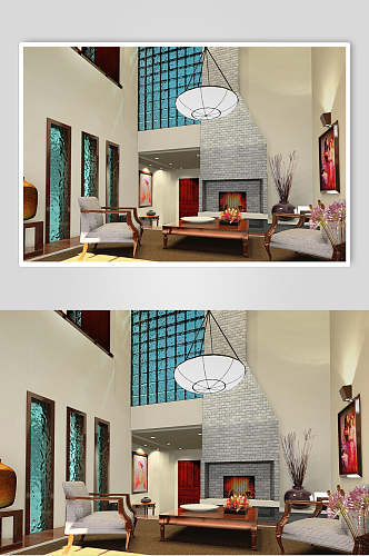 客厅室内建筑设计图片