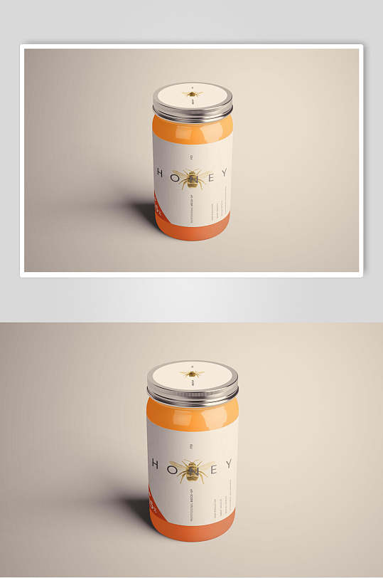 样机通用设计蜂蜜玻璃罐包装样机
