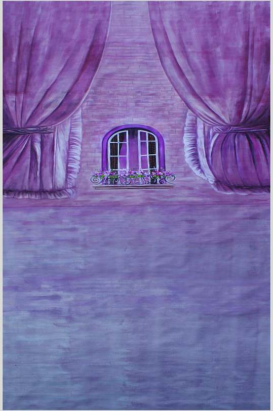 紫色复古风景背景图片