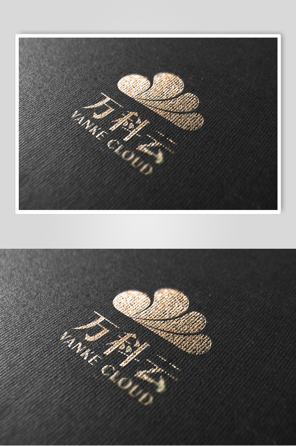 烫金立体LOGO样机素材