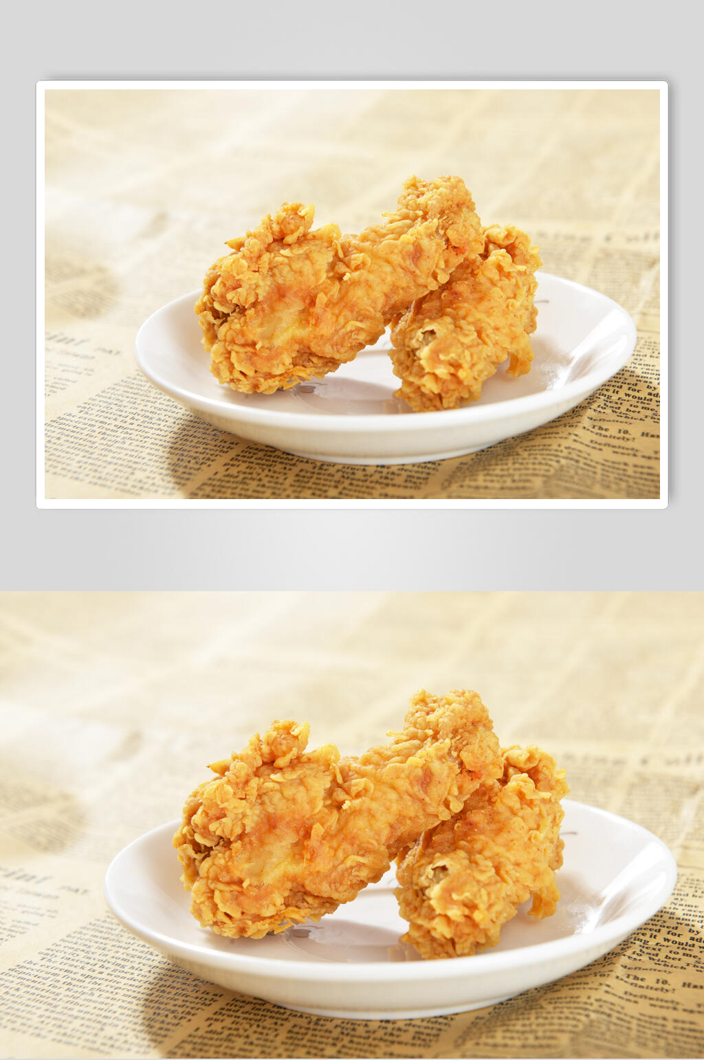 鸡腿韩式炸鸡高清图片素材