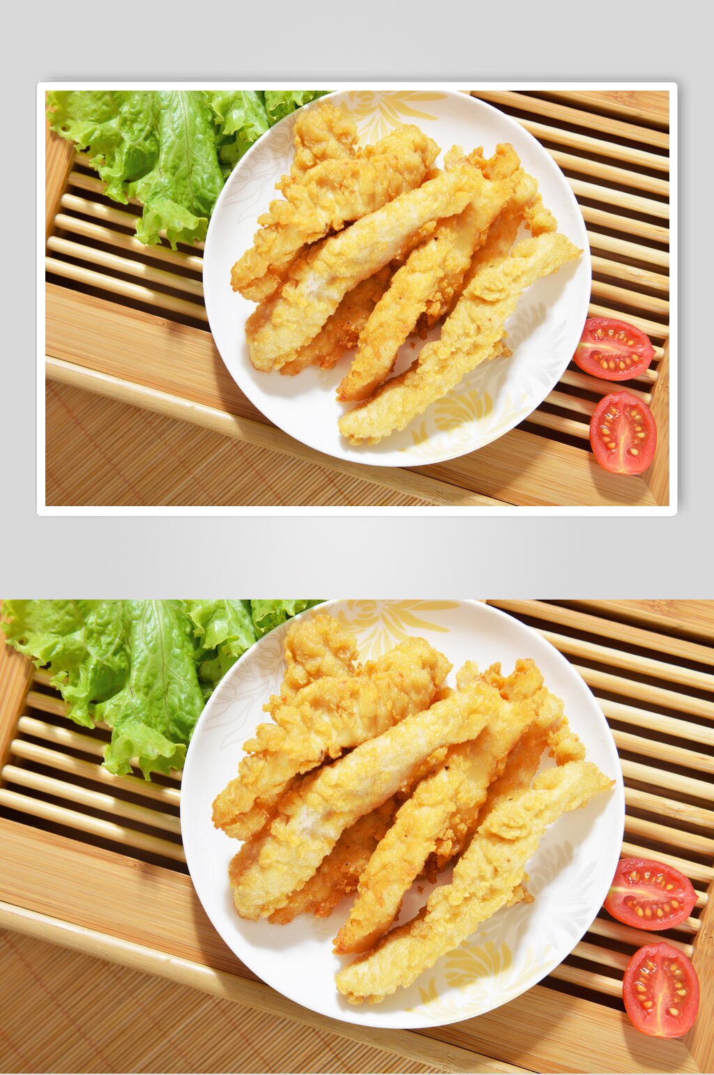 精品鸡排炸鸡小吃摄影图片素材