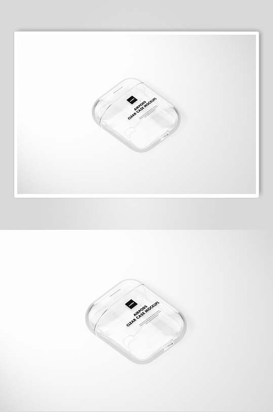 透明苹果耳机保护壳样机