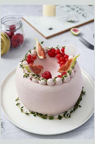 水果蛋糕食品高清图片