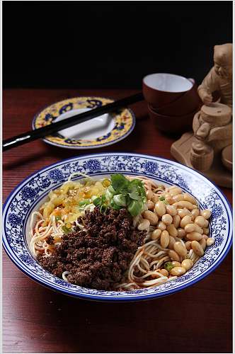 招牌餐饮重庆小面摄影图片