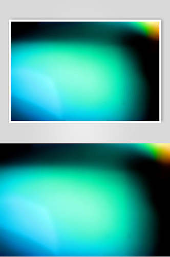 蓝绿色光斑光圈图片