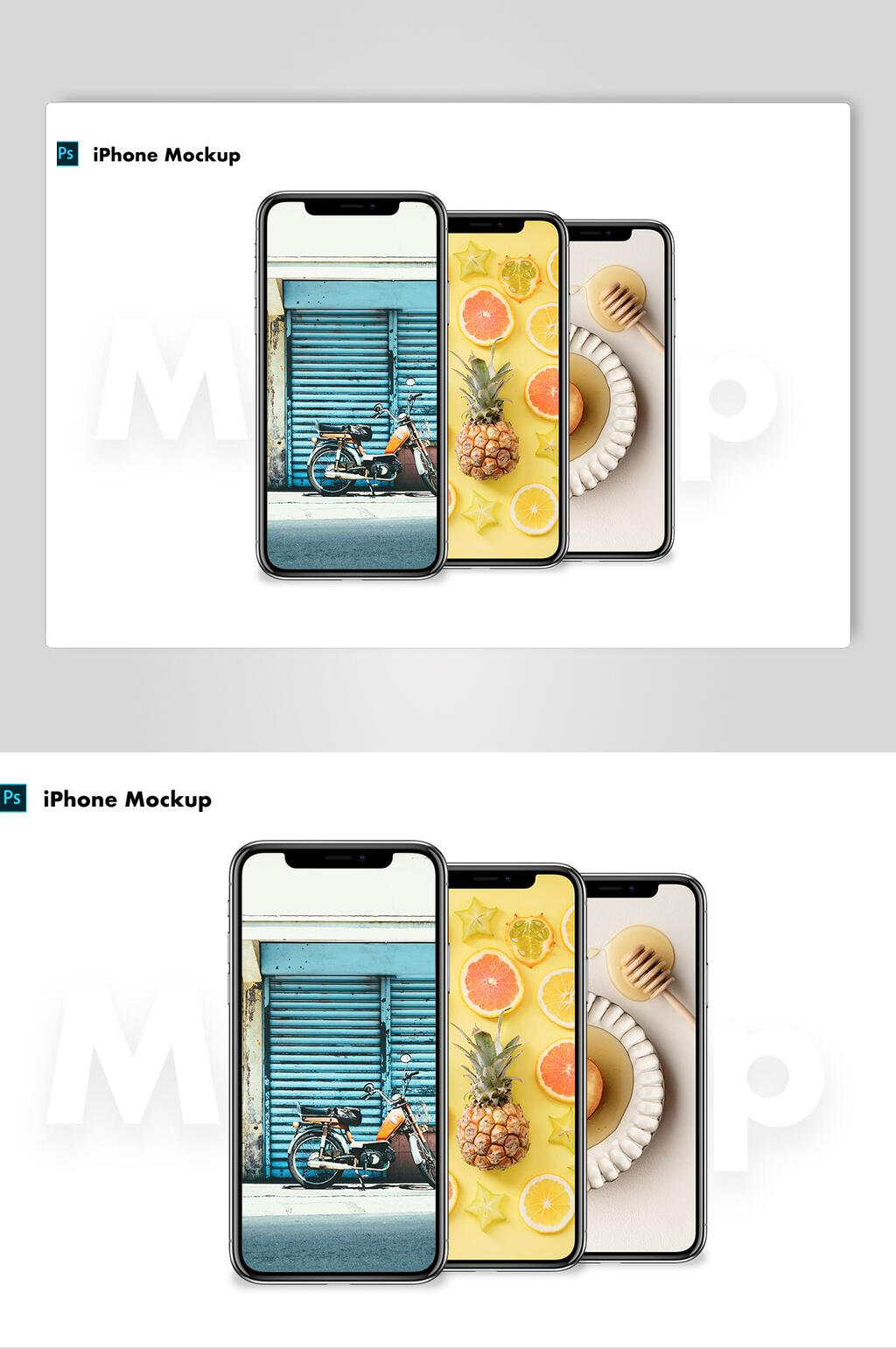 时尚iPhone手机样机素材