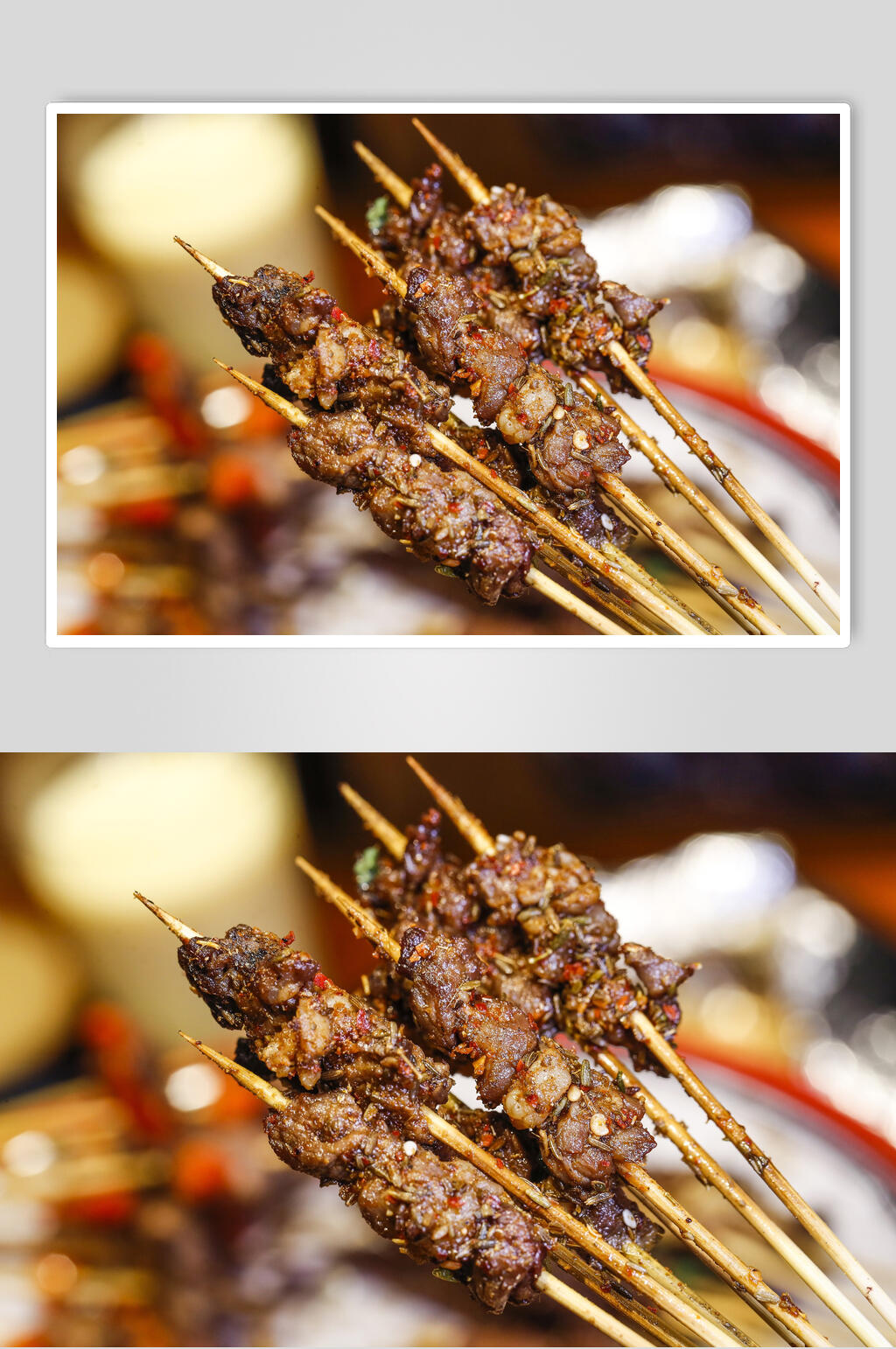 飘香美味烤肉串高清图片素材