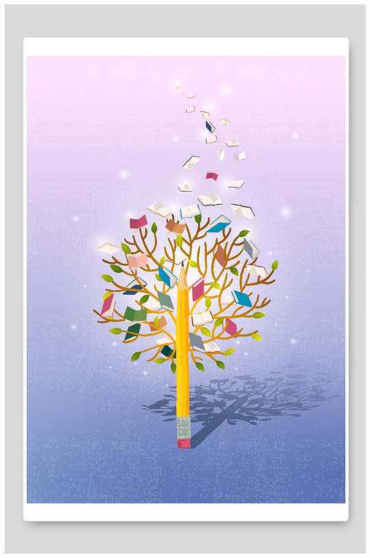 树宇宙星空海报-众图网